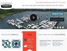Tablet Screenshot of nausetmarine.com